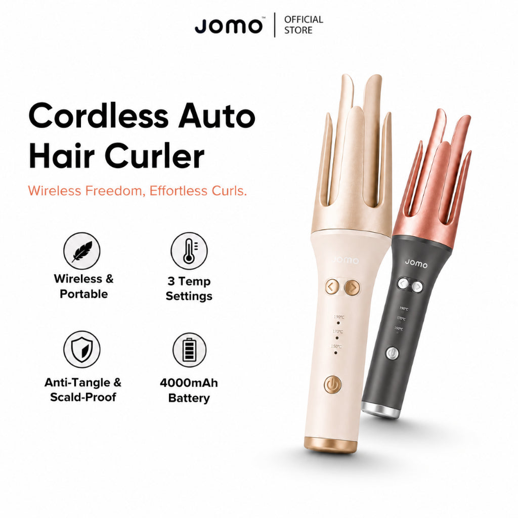 Premium Quality Auto Wireless Portable Hair Curler