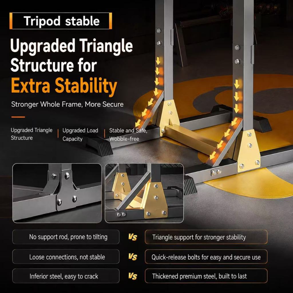 JOMO Adjustable Pull Up Bar Chin Up Bar Pull Up Station Heavy Duty Strength Training Workout 可调节引体向上架