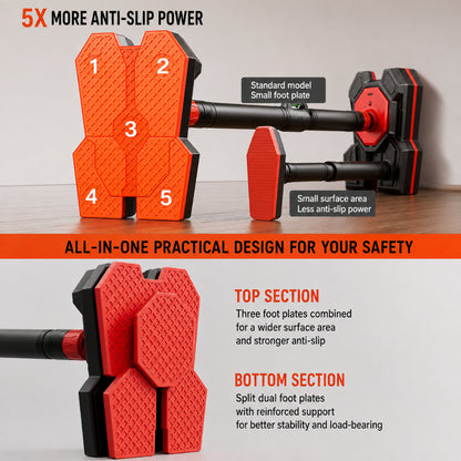 JOMO Upgraded Smart Sensor Doorway Pull Up Bar Chin Up Bar No Drill Smart Safety Alert Home Gym智能预警门上单杠