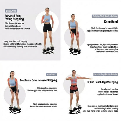 JOMO Rocking U Shaped Stepper Home Workout Fitness Equipment U型踏步机 | JOMO Singapore