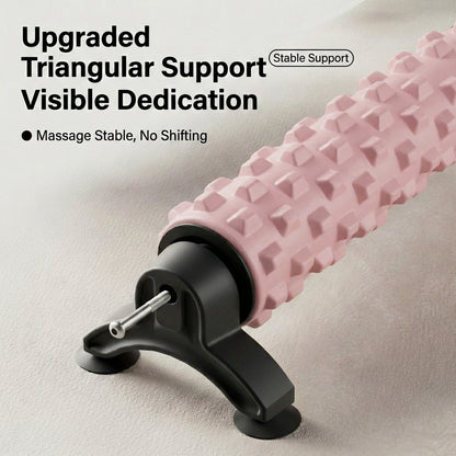 Stable Stand Yoga Foam Roller Suction Massage Pilates Muscle Fitness 瑜伽吸盘按摩泡沫轴 | JOMO Singapore