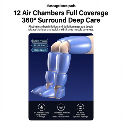 All in One Leg and Foot Massager for Circulation and Relaxation 6 Massage Modes