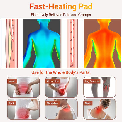 JOMO Electric Heating Pad Back Pain Massage Washable