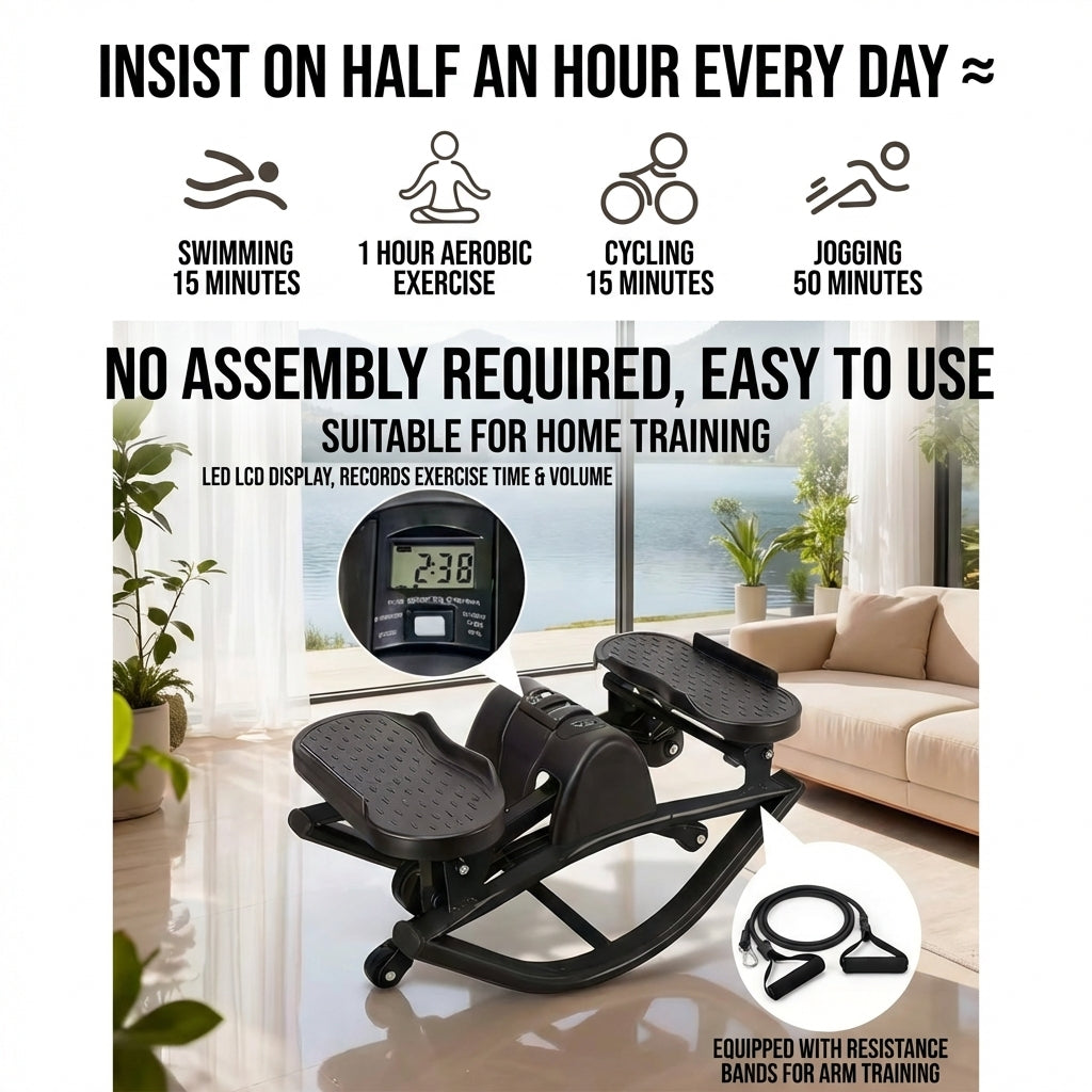 ✅2026 NEW✅JOMO Rocking U Shaped Stepper Home Workout Fitness Equipment Slimming Exercise Training Weight Loss U型踏步机