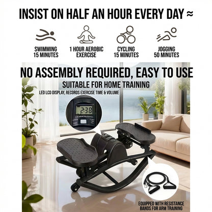 JOMO Rocking U Shaped Stepper Home Workout Fitness Equipment U型踏步机 | JOMO Singapore