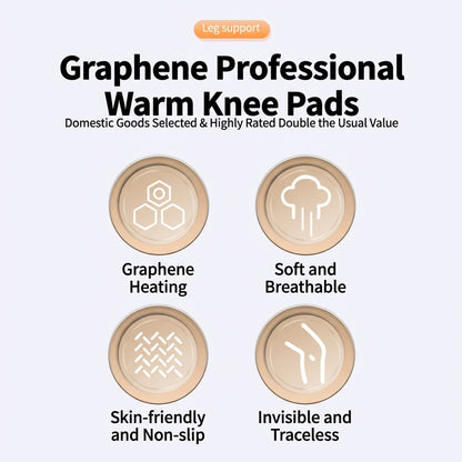 Japan Graphene Knee Pad Knee Support Heat Generating Material Anti-Slip Design High Elasticity