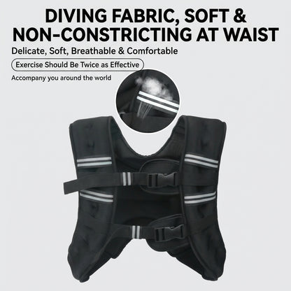 Weighted Vest Sport Running Weight Vest Workout Fitness Core Training 负重背心 | JOMO Singapore