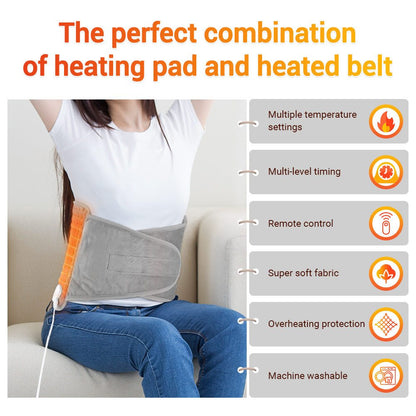 JOMO Electric Heating Pad Back Pain Massage Washable