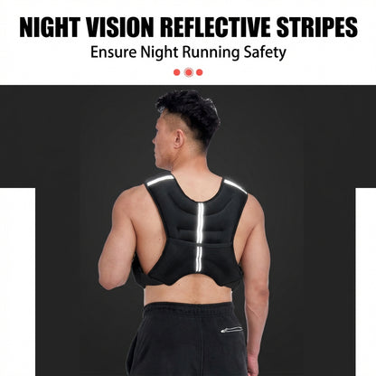 Weighted Vest Sport Running Weight Vest Workout Fitness Core Training 负重背心 | JOMO Singapore