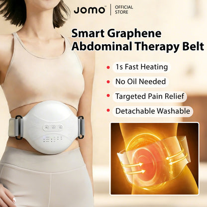 Abdominal Massager Belly Massage Belt Heating Waist Abdomen Pain Relief 揉腹仪