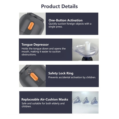 Anti-Choking First Aid Device for Home & Emergency Preparedness