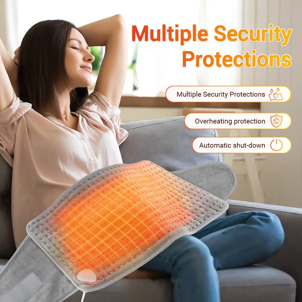 JOMO Electric Heating Pad Back Pain Massage Washable