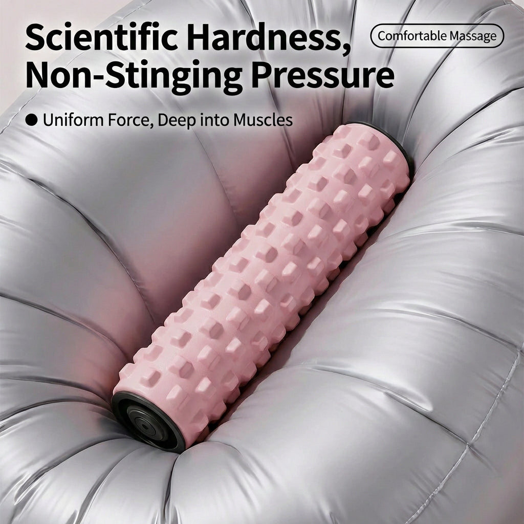 Stable Stand Yoga Foam Roller Suction Alloy Massage Pilates Muscle Fitness 瑜伽吸盘按摩泡沫轴