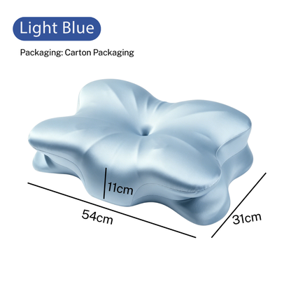 JOMO Premium Butterfly Cervical Pillow Tencel Cool Ergonomic Neck Support Memory Foam Ice Satin