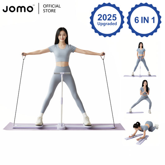 JOMO Multifunctional Split Ski Exercise Machine with Pull Rope Total Body Cardio for Home Gym