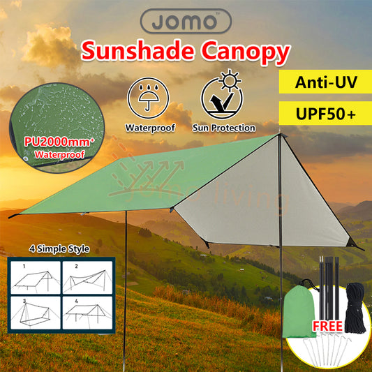 Outdoor Flysheet Tent Shelter Sun Shade Canopy Tent Garden Canopy Anti UV Waterproof Folding Tent 露营帐篷
