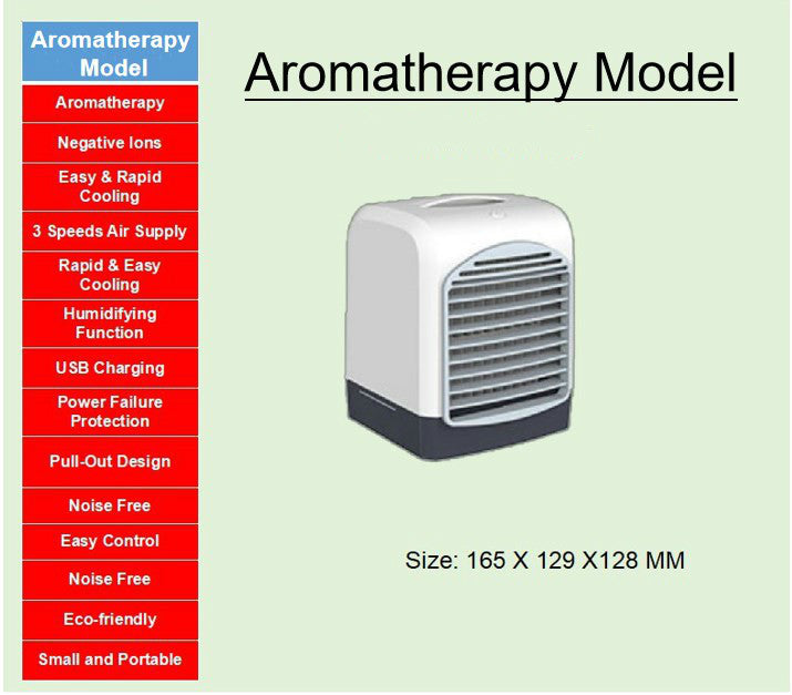 Mini Air Con/Air Cooler Usb Cooler Portable AirFan Desktop Cooling Air Conditioner humidifier