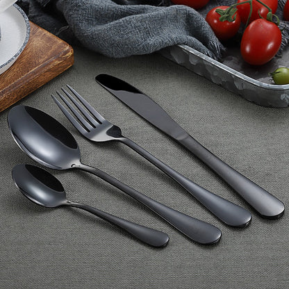 Cutlery Set 24 pieces Stainless Steel Fork Spoon Knife Tea Spoon Utensils