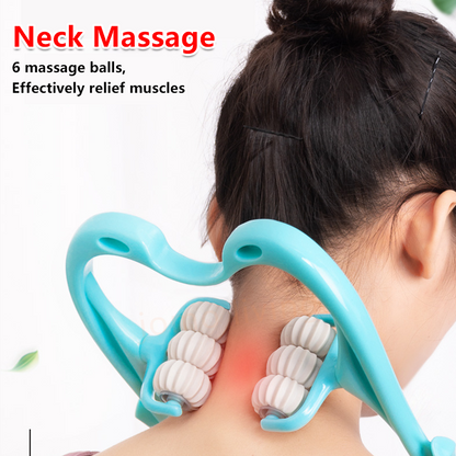 Cervical Spine Massager Handheld Massager Neck Massage Roller Pain Relief Neck Pain