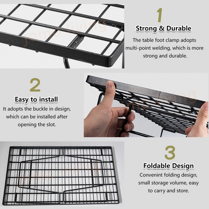 Foldable Multipurpose Rack Stacking Table Camping Table Folding Table