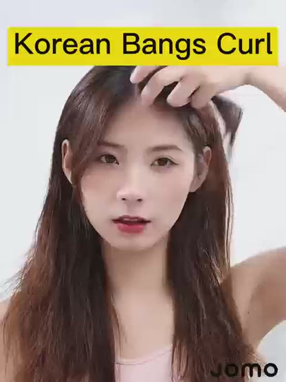 Korean Bangs Hairstyle Clip Lazy Curl Styling Volumizing Clip Curler