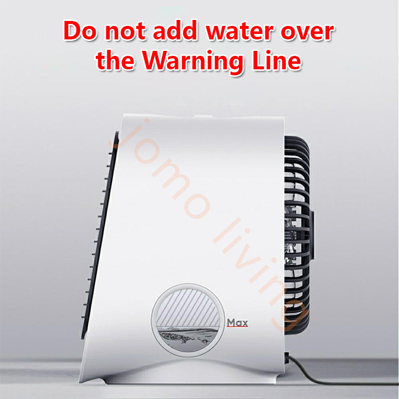 Mini Air Cooler Air Con USB Cooler Portable Aircon Fan desktop Air Conditioner Humidifier