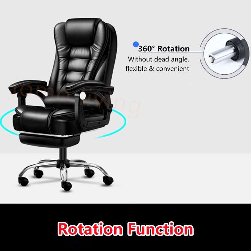 European Office Massage Cushion Chair Headrest Footrest Boss Home Cushion Seat Study Working Chair