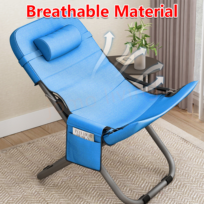 Foldable Lazy Chair Outdoor Camping Chair Portable Chair Picnic Balcony Chair / Lazy Sofa