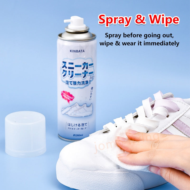 Japan Kinbata White Shoe Cleaner Sneaker Cleaning Agent Free-Wash Deco –  JomoSg