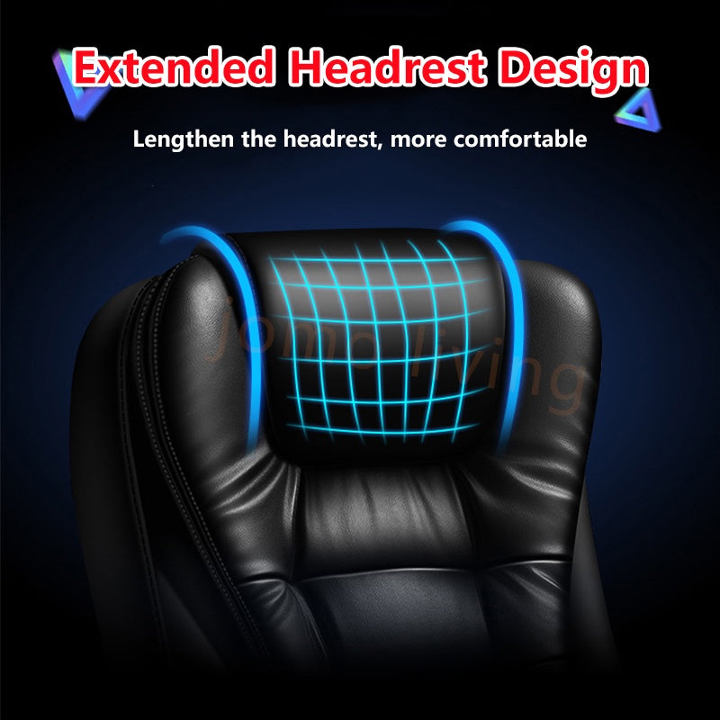 European Office Massage Cushion Chair Headrest Footrest Boss Home Cushion Seat Study Working Chair