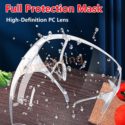 Full Face Protection Shield Mask Acrylic Protective full face Transparent Anti Fogging Windproof Antibacteria | JOMO Singapore