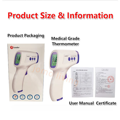 Medical Grade Non Contact Thermometer Infrared Forehead Home Thermometer Adult Child Milk Temperature | JOMO Singapore