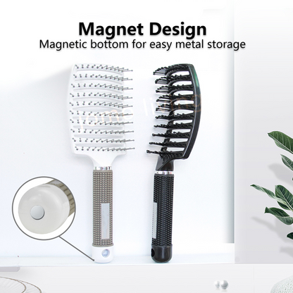 Rib Bone Hair Massage Comb Curved Scalp Hair Styling Comb Hair Volumizing