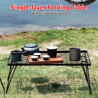 Foldable Multipurpose Rack Stacking Table Camping Table Folding Table