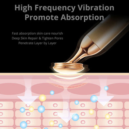 Electric Gold Facial Massager Essence Absorption Vibrator Facial Firming Beauty Device