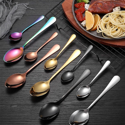 Cutlery Set 24 pieces Stainless Steel Fork Spoon Knife Tea Spoon Utensils