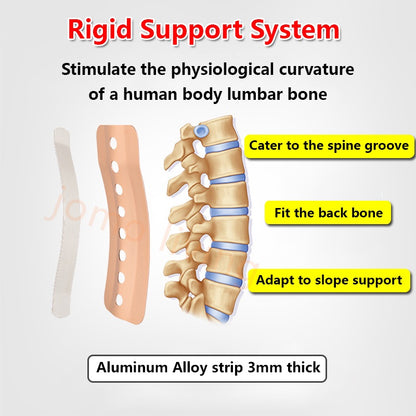 Spine Curve Ergonomic Design Waist Belt Support Pain Relief Back Posture Correction