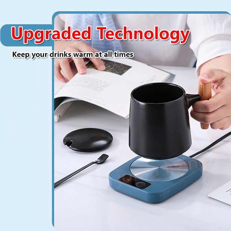 55-Degree Thermostatic Cup Heated Coaster USB Powered Mug Heating Warmer  Coaster