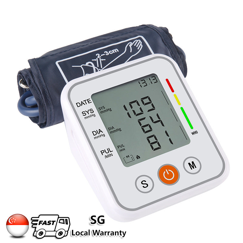 Sphygmomanometer, Household Automatic Blood Pressure Measuring Instrument,  Arm-type Blood Pressure Monitor, Neutral English Blood Pressure Meter Usb P