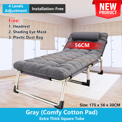 Japanese Portable Folding Bed Single Bed 75cm Wide Surface Lightweight Bed | JOMO Singapore