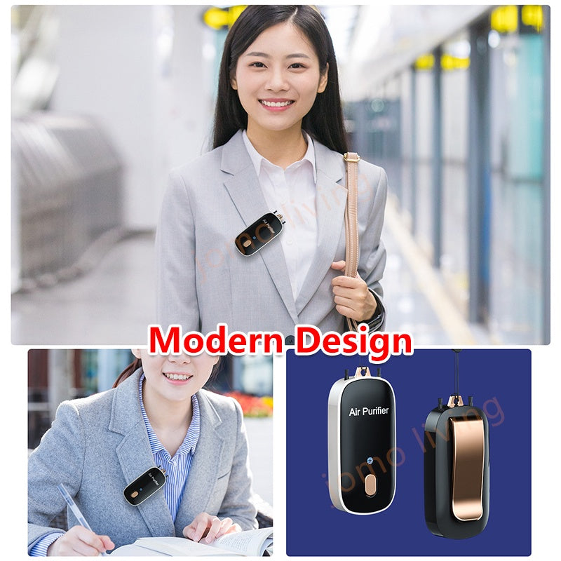 Necklace personal store mini air purifier