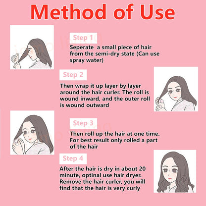 Hair Rollers Self Grip Hair Curlers Hair Styling Roller Curler Tool | JOMO Singapore