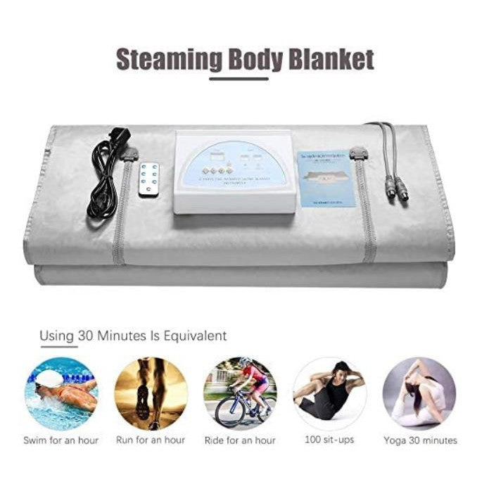 Infrared Sauna Blankets with Hands Exposed Professional Detox Therapy Weight Loss Sauna with Zip
