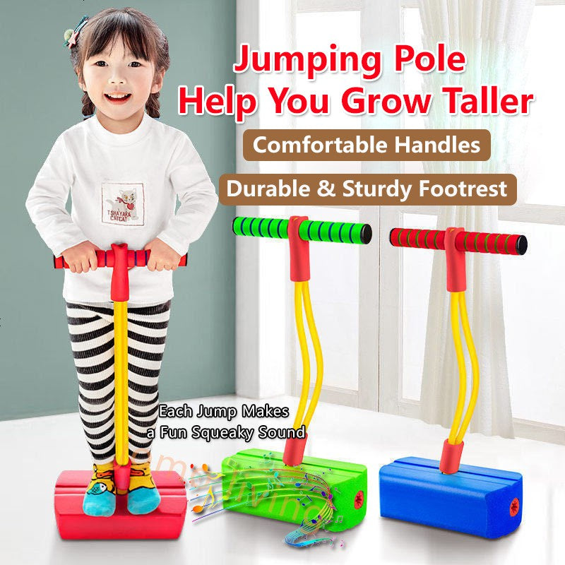 Kids Outdoor/Indoor Toys Jumping Pole Jump Bar Balance Training kids Height training With Sound