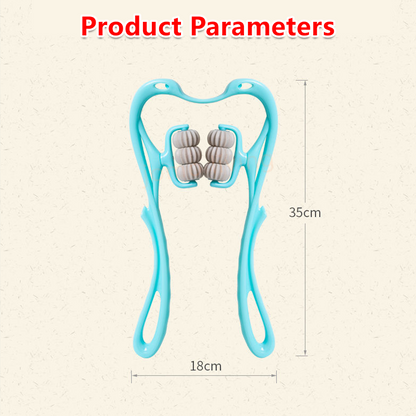 Cervical Spine Massager Handheld Massager Neck Massage Roller Pain Relief Neck Pain