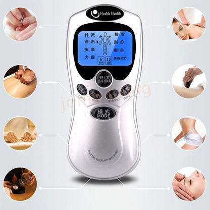 4- 8 Pads Digital Acupuncture Physiotherapy Device Mini Pulse Massager