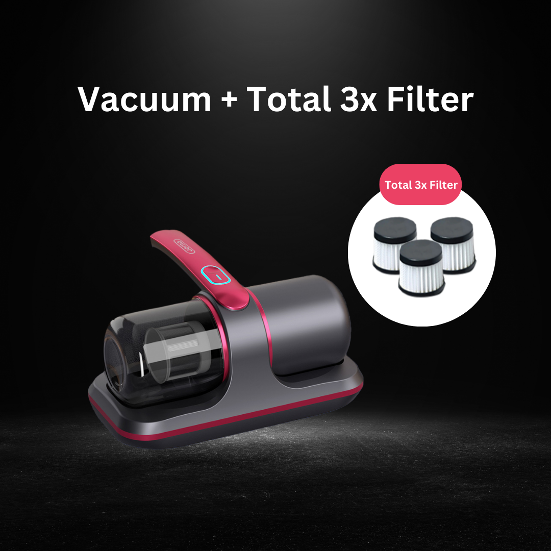 JOMO 8000Pa Cordless Dust Mite Vacuum UV-C Ultraviolet Rays Powerful Suction High Frequency Suction