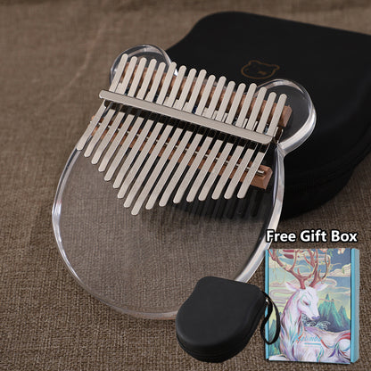 17 Keys Mahogany Kalimba 卡林巴 Beginners Portable Acoustic Acrylic Finger Piano