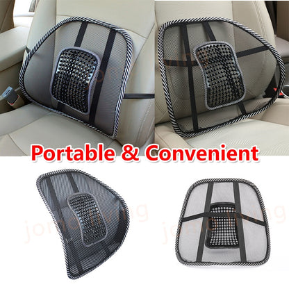 Adjustable Lumbar Spinal Back Support Ergonomic Car Seat Cushion