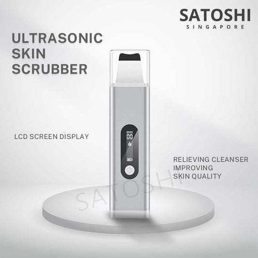 SATOSHI Ultrasonic Skin Srubber Deep Cleansing Exfoliation and Improved Skincare with 3 Modes Pore Cleaner Facial